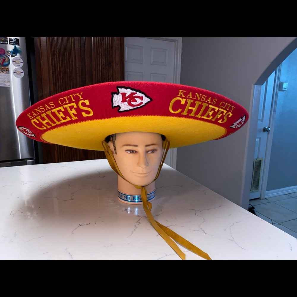 Kansas City Chiefs Custom Made Mariachi Sombrero